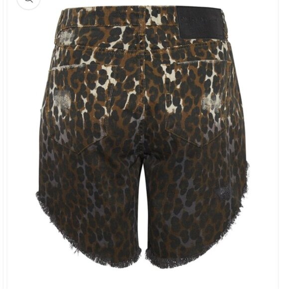 One Teaspoon Cheetahhh Frankie’s Long Length Denim, NWT 25 - Picture 8 of 9